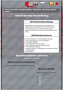 Coto Tech - 2270 series reed relays