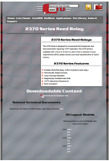 Coto Tech - 2370 series reed relays