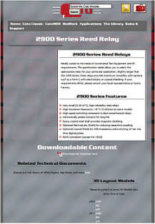 Coto Tech - 2900 series reed relays