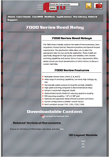 Coto Tech - 7000 series reed relays