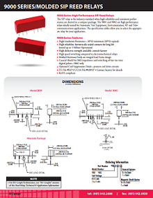 Coto Tech - 9000 series reed relay