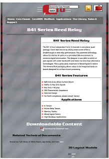 Coto Tech - B41 reed relay