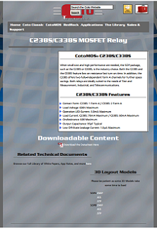 Coto Tech - C238S/C338S mosfet relay