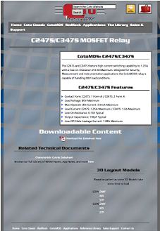 Coto Tech - C247S/C347S MOSFET relay