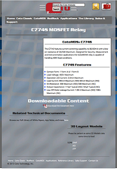 Coto Tech - 774S mosfet relay