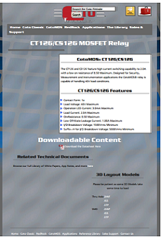 Coto Tech - CT126/CS126 mosfet relay