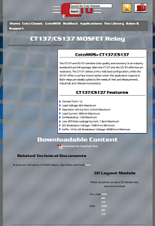 Coto Tech - CT137/CS137 relay