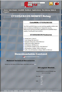 Coto Tech - CT335/CS335 mosfet relay
