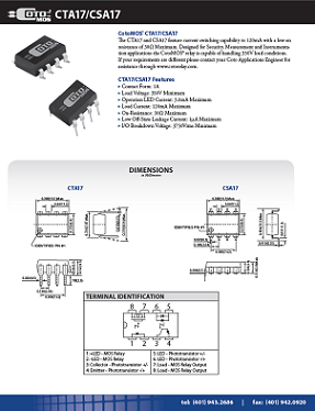 Coto Tech - CTA17/CSA17