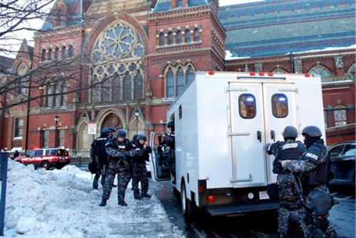 Bomb hoax at Harvard