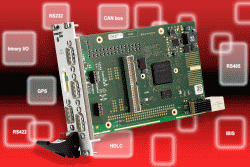 CompactPCI serial card has flexible configuration