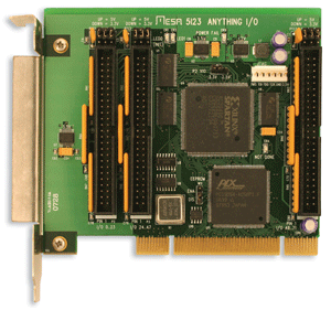 PCI I/O card features FPGA, 72 I/Os