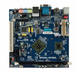 SBC has C7 CPU and VX900 media processor