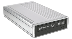 Blu-ray external drive stores 50 Gbytes