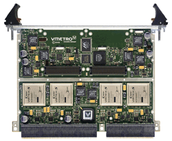 VPX FPGA processing board has FMC I/O