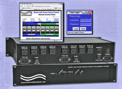 Unit enables remote ac power cycling