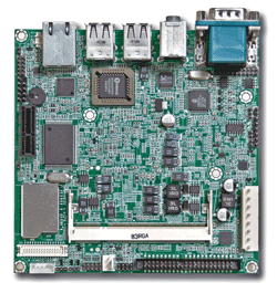 Nano-ITX board uses Intel Atom processor