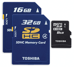 SD memory card reaches 32-Gbyte capacity