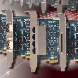 PCIe cards provide RS-232/422/485