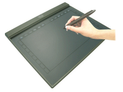 Graphics tablet features ease of use