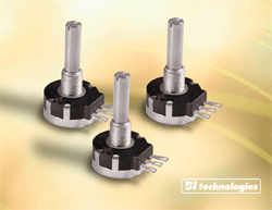 Rotary potentiometer handles harsh environs