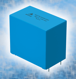 Filter capacitors offer values to 75 µF