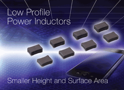 Low-profile inductors suit mobile devices