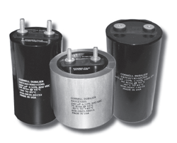 Power film caps offer voltages to 1,300 Vdc