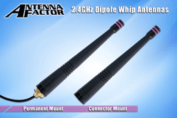 Dipole antennas now available in 2.4 GHz