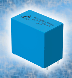 Film capacitors feature new rated voltages