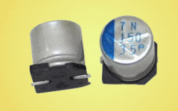 Hybrid caps have low ESR, wide temp range