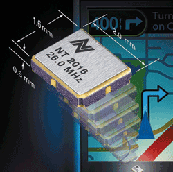 GPS-grade TCXOs come in tiny packages