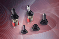 Toggle switches use silicone rubber boots