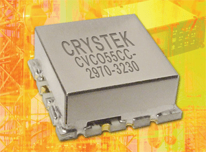 3-GHz VCO measures 0.5 x 0.5 in.