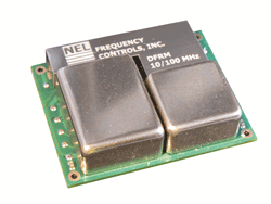 DFRM has two OCXOs at 10 and 100 MHz