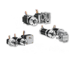 Geared BLDC motors handle up to 400 W