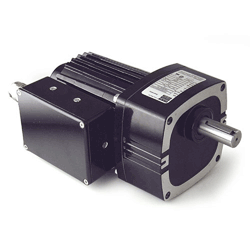 Gearmotor has drive and encoder built in