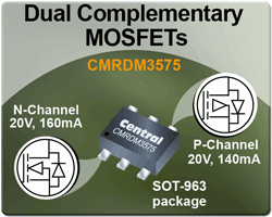 Dual-complementary MOSFETs suit PM apps