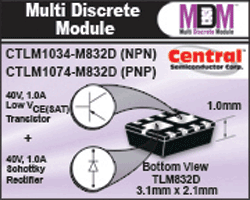 Discrete has isolated transistor, rectifier