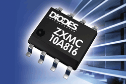 Dual-MOSFET combo saves space