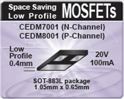 N-, p-channel MOSFETs come in mini package