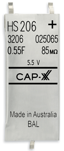 Supercapacitors extend operating temp to 85C