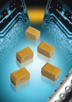 Tantalum capacitors expand to 2,200 µF