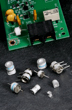 Gas discharge tubes protect telecom gear