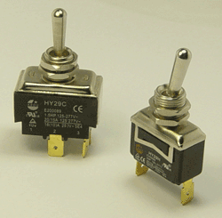 Toggle switch suits industrial control apps