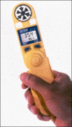 Thermo-anemometer provides simultaneous displays