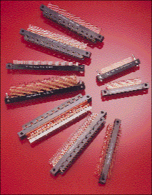 Pc-board connector has 0.075-in. spacing