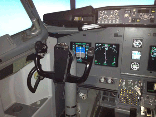 Hobbyist uses nose of Boeing 737 to build flight simulator in garage