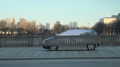 Mercedes uses LEDs to create invisible car