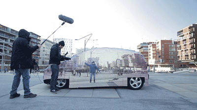 Mercedes uses LEDs to create invisible car